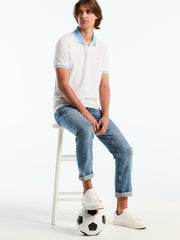 Men's Argentina Cotton Pique Polo Shirt -  Perry Ellis sale