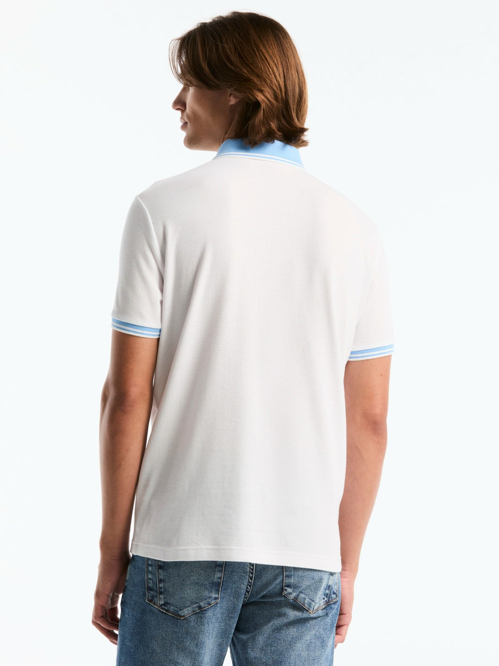 Men's Argentina Cotton Pique Polo Shirt -  Perry Ellis sale
