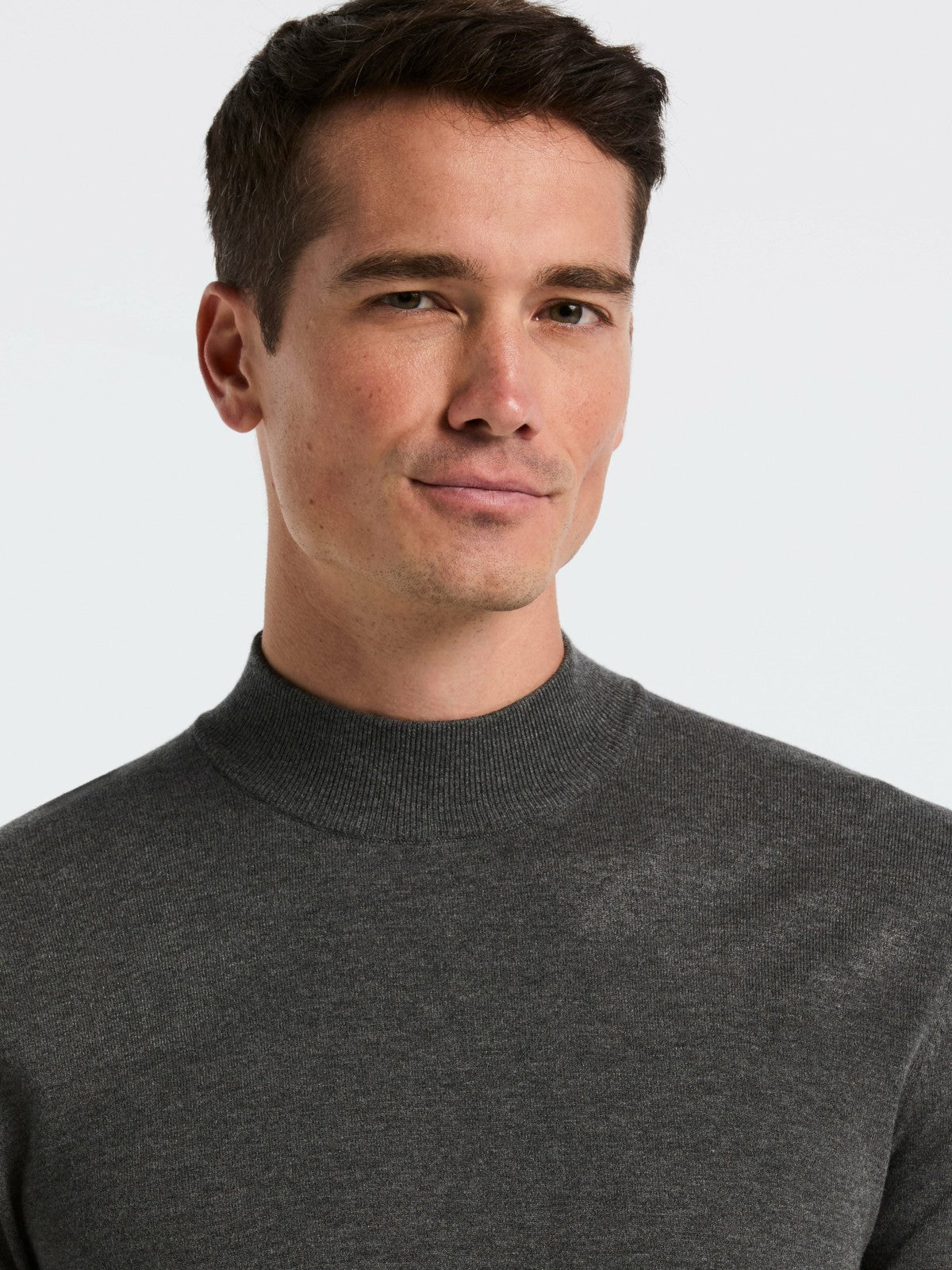 Tech Knit Mock Neck Sweater -  Perry Ellis for sale