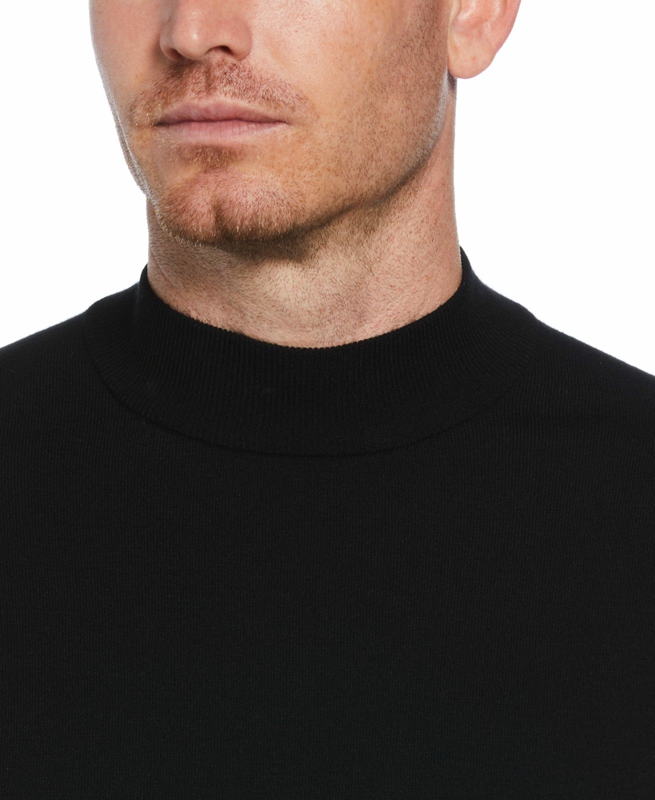 Tech Knit Mock Neck Sweater -  Perry Ellis for sale