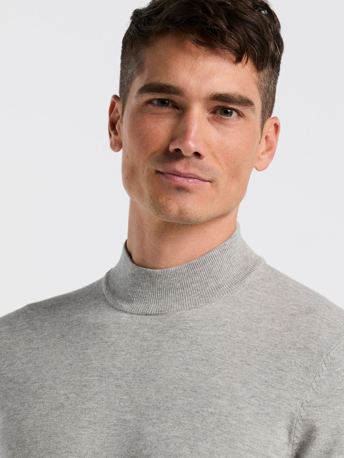 Tech Knit Mock Neck Sweater -  Perry Ellis for sale