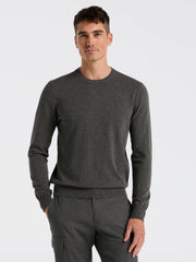 Tech Knit Crew Neck Sweater -  Perry Ellis on sale
