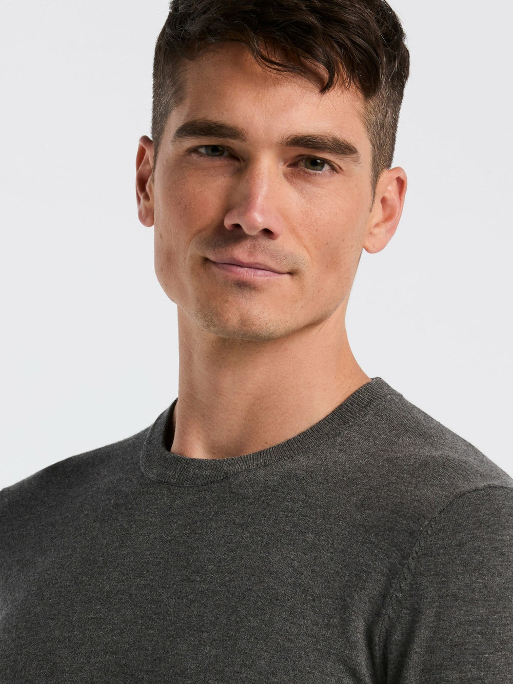 Tech Knit Crew Neck Sweater -  Perry Ellis on sale
