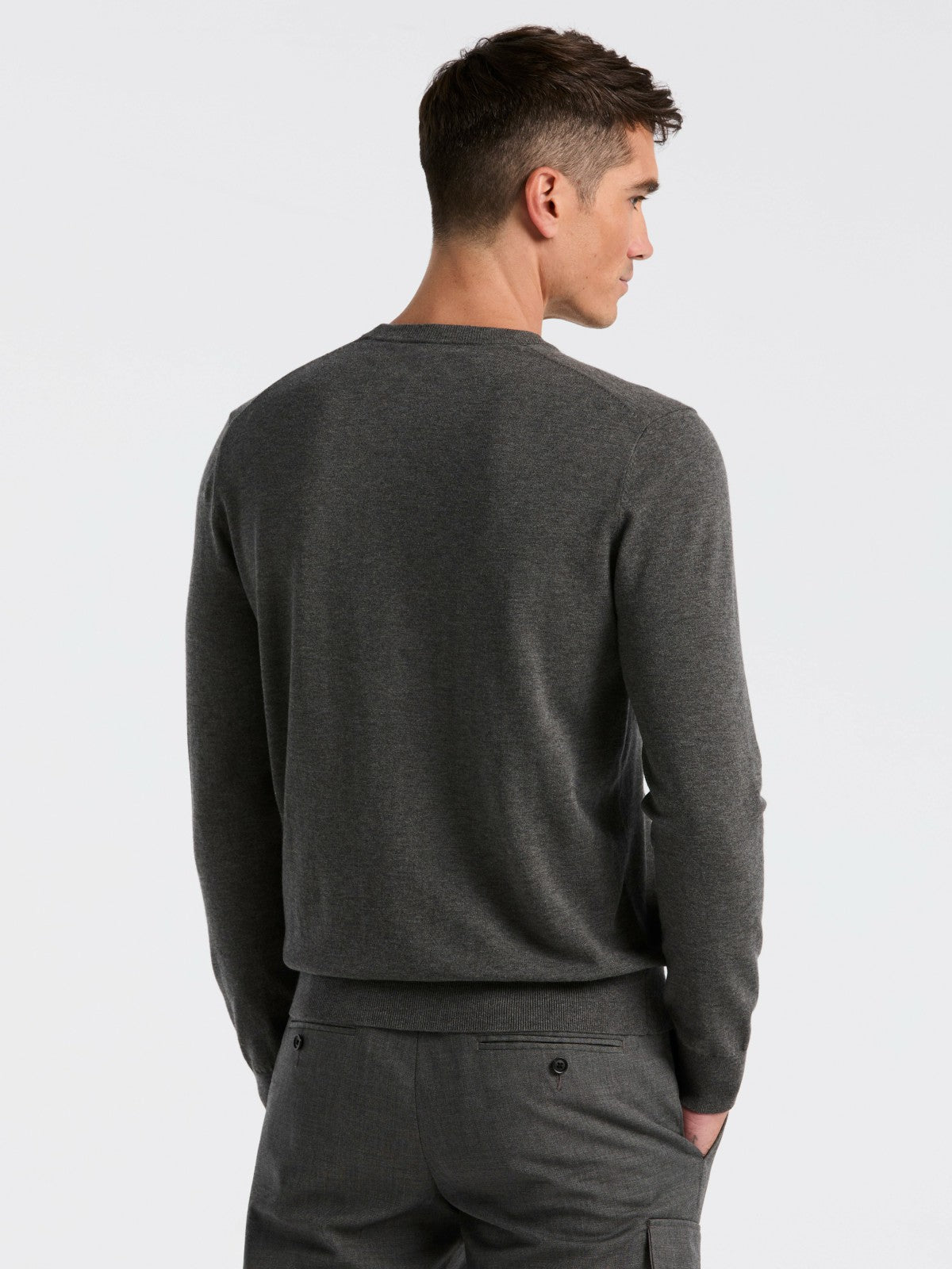 Tech Knit Crew Neck Sweater -  Perry Ellis on sale