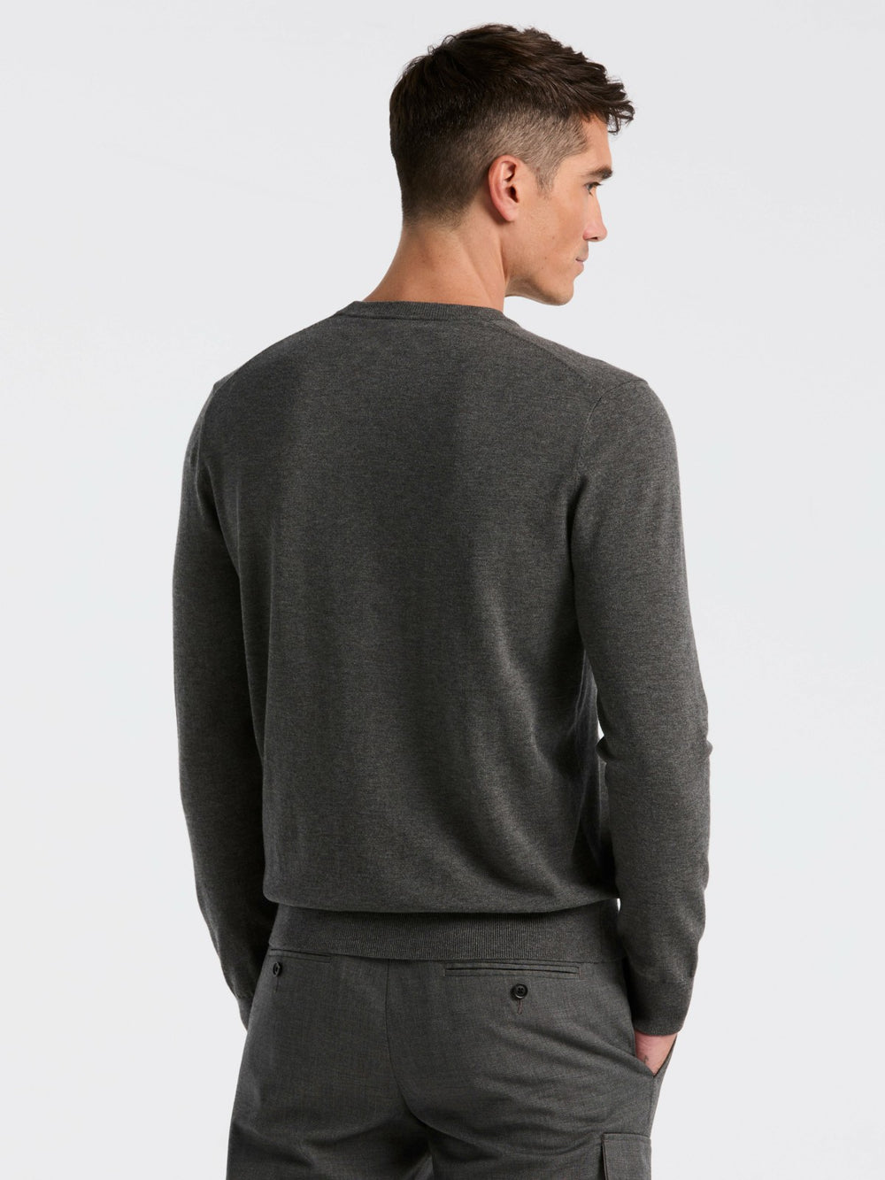 Tech Knit Crew Neck Sweater -  Perry Ellis on sale