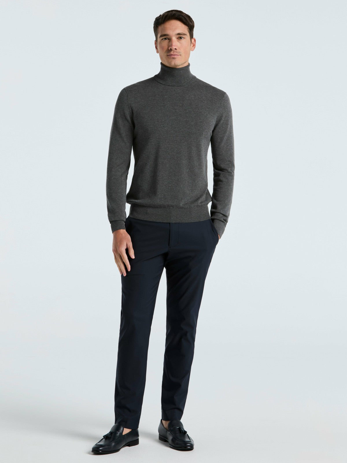 Tech Knit Turtleneck Sweater -  Perry Ellis online