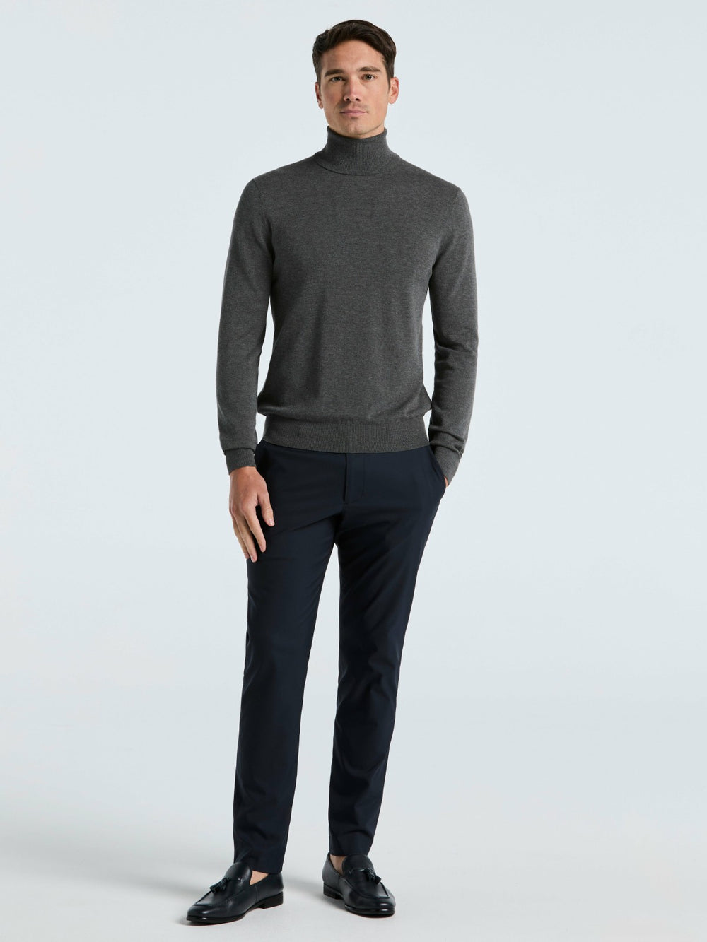 Tech Knit Turtleneck Sweater -  Perry Ellis online