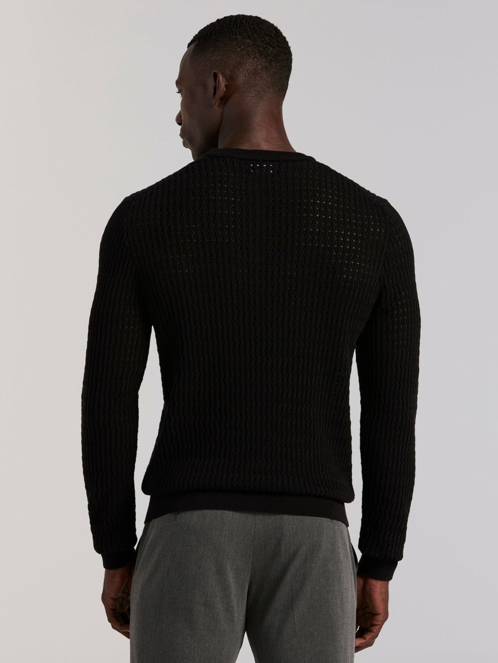 Cotton Crew Neck Sweater -  Perry Ellis sale