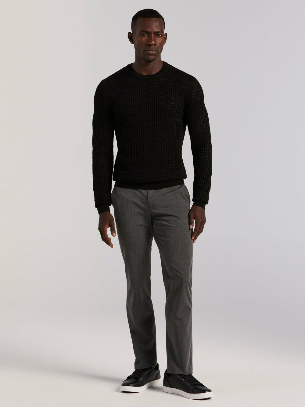 Cotton Crew Neck Sweater -  Perry Ellis sale