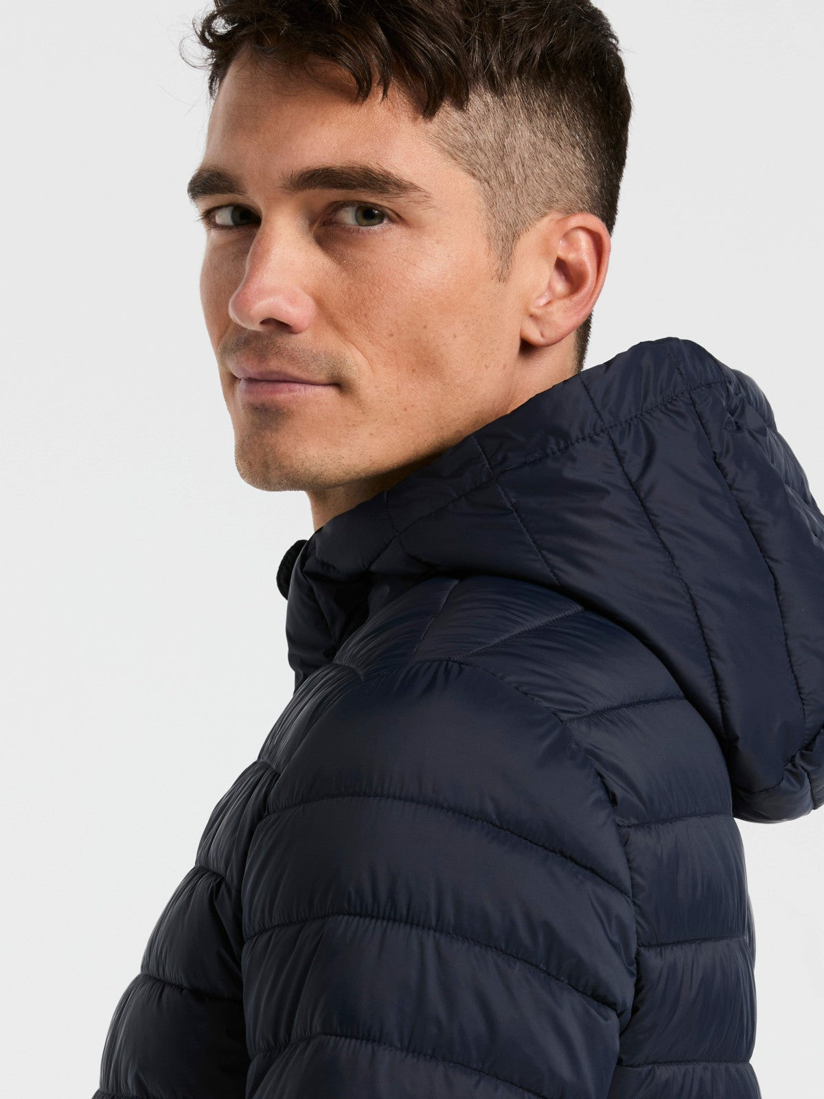 Hybrid Lightweight Puffer Jacket -  Perry Ellis discount