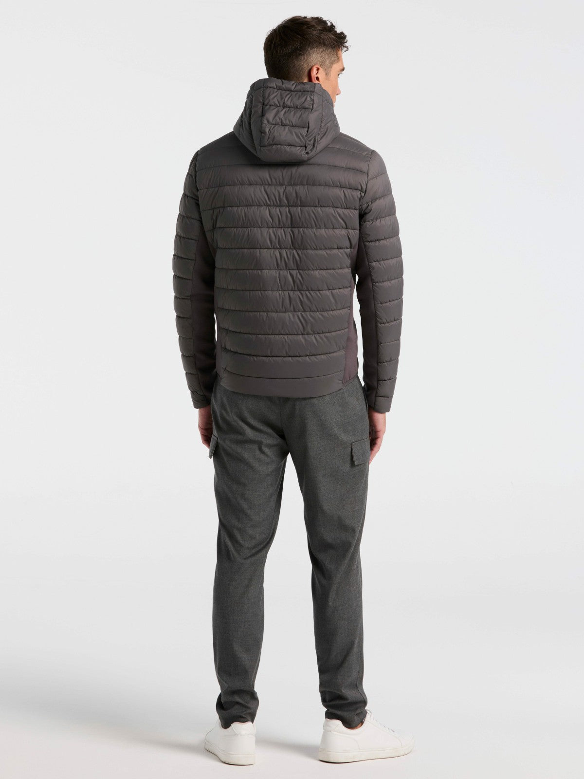 Hybrid Lightweight Puffer Jacket -  Perry Ellis discount