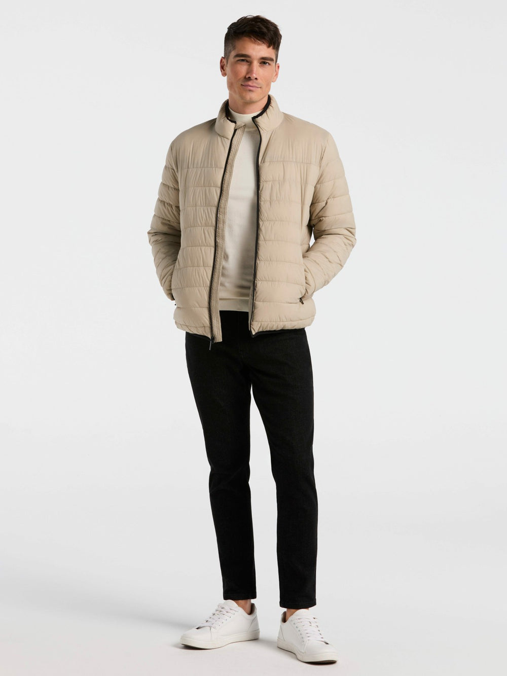 Lightweight Puffer Jacket -  Perry Ellis US