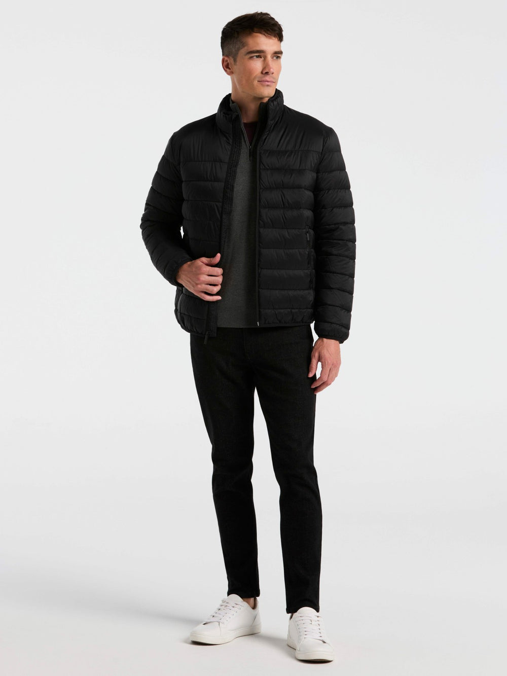 Lightweight Puffer Jacket -  Perry Ellis US
