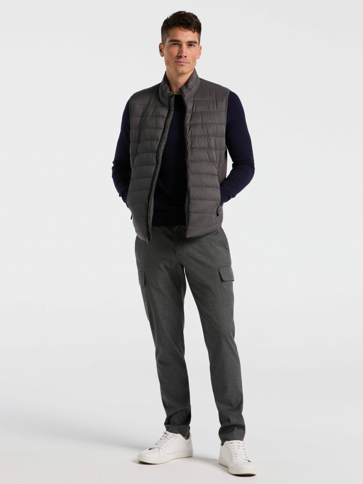 Hybrid Lightweight Puffer Vest -  Perry Ellis near me