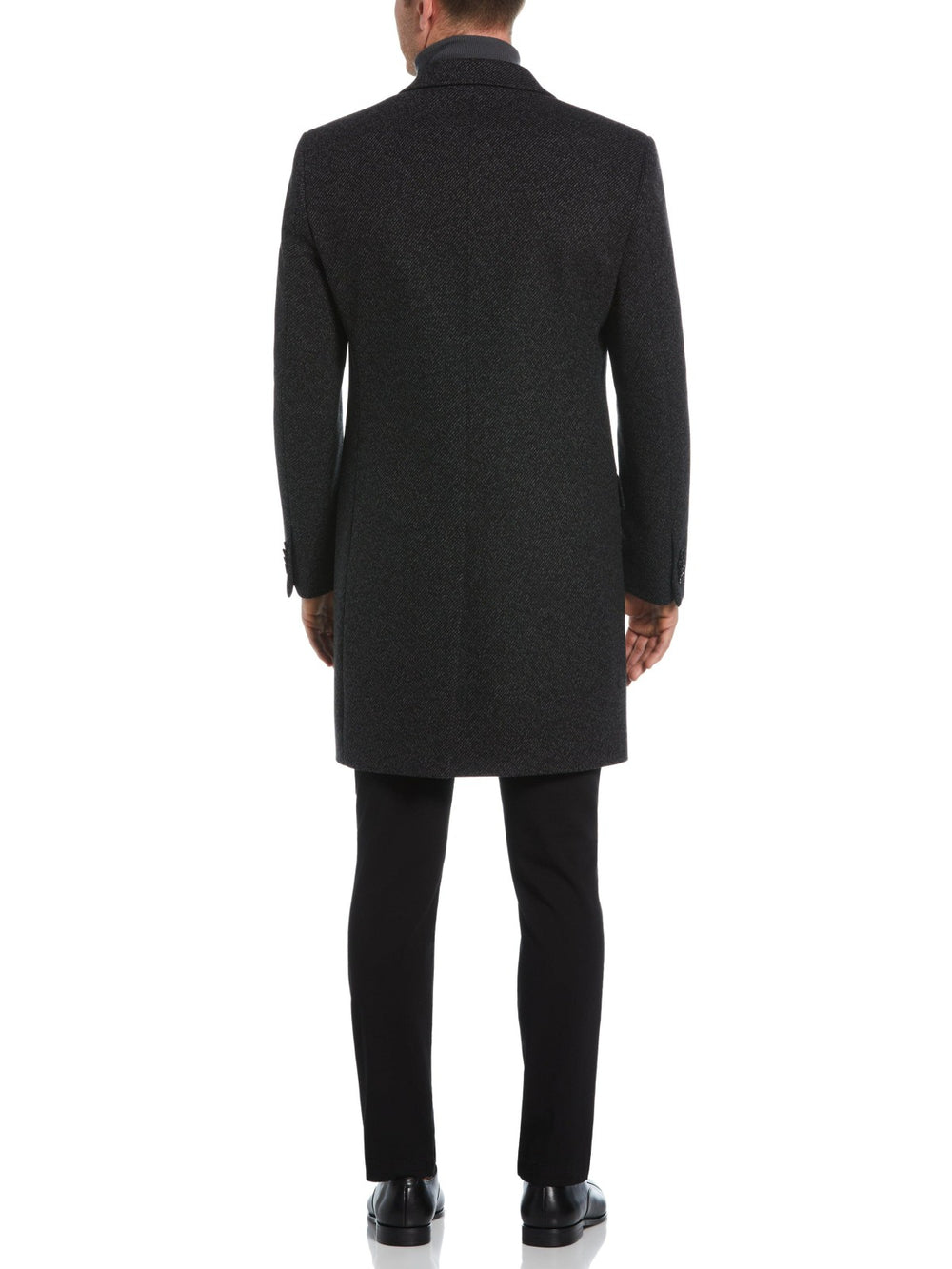 Single Breasted 3 Button Overcoat -  Perry Ellis sale