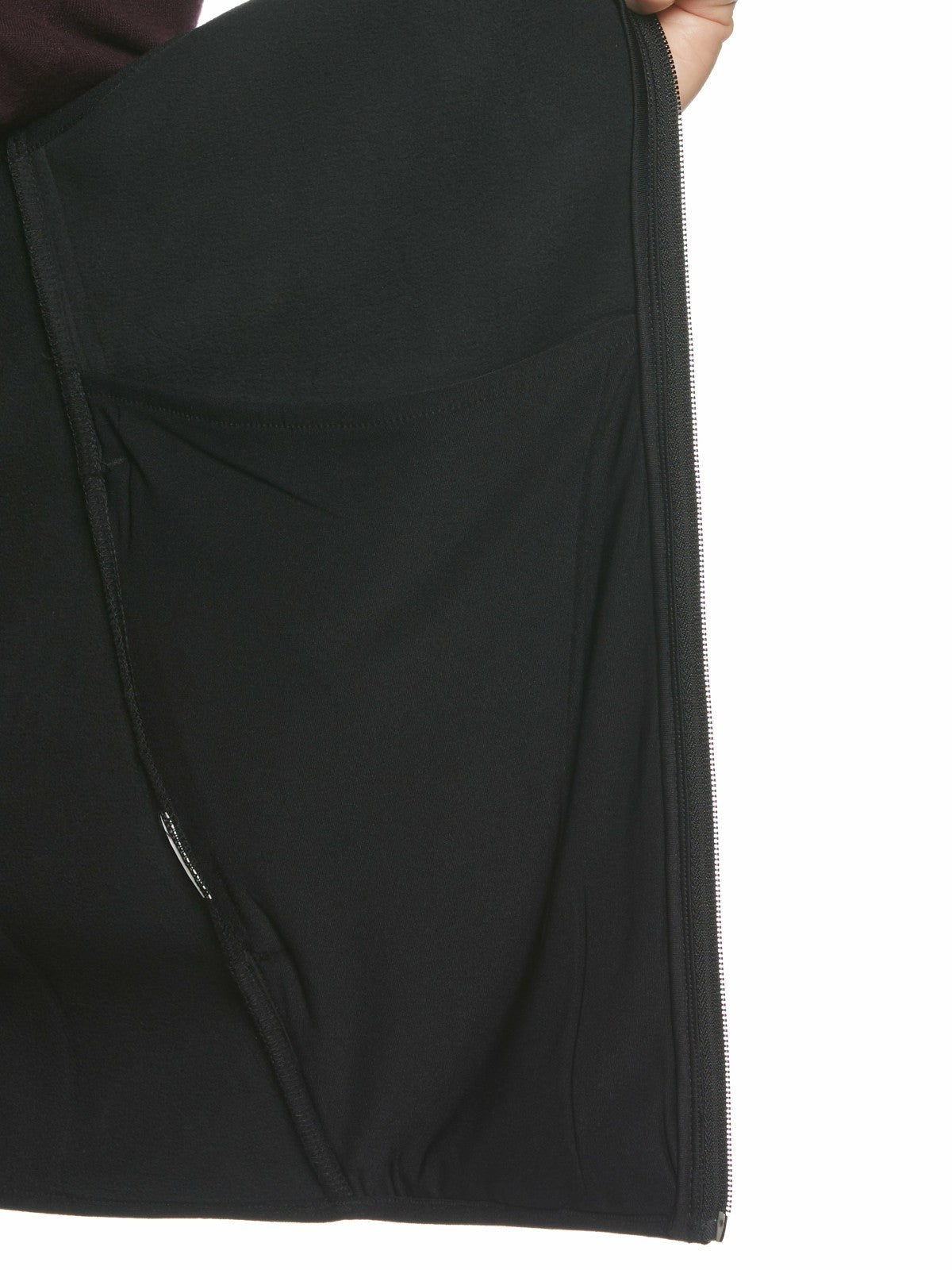 Solid Stretch Full-Zip Fleece Vest -  Perry Ellis online