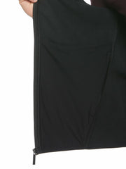 Solid Stretch Full-Zip Fleece Vest -  Perry Ellis online