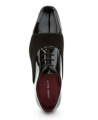 Patent Velvet Cap Toe Oxford -  Perry Ellis US