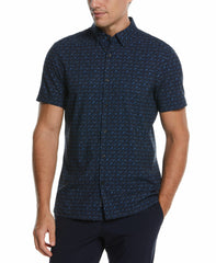 Total Stretch Geo Print Shirt -  Perry Ellis near me