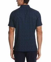 Total Stretch Geo Print Shirt -  Perry Ellis near me