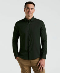 Men's Untucked Slim Fit Stretch Shirt -  Perry Ellis online
