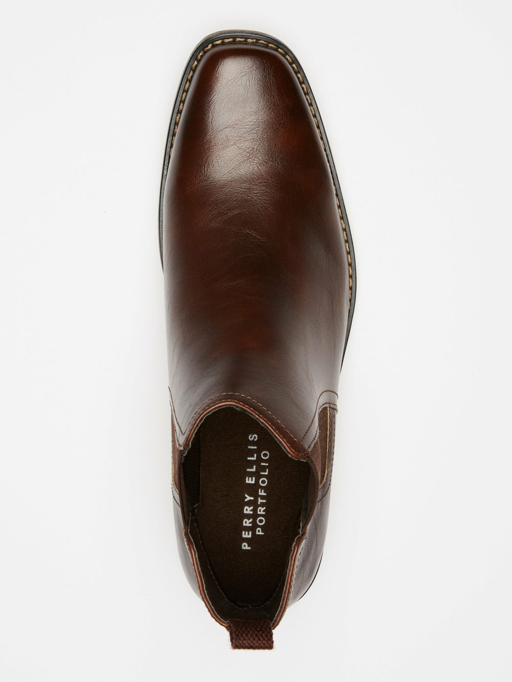 Chris Boot | Men's Faux Leather Chelsea Boot | Perry Ellis -  Perry Ellis on sale
