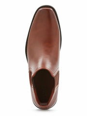 Chris Boot | Men's Faux Leather Chelsea Boot | Perry Ellis -  Perry Ellis on sale