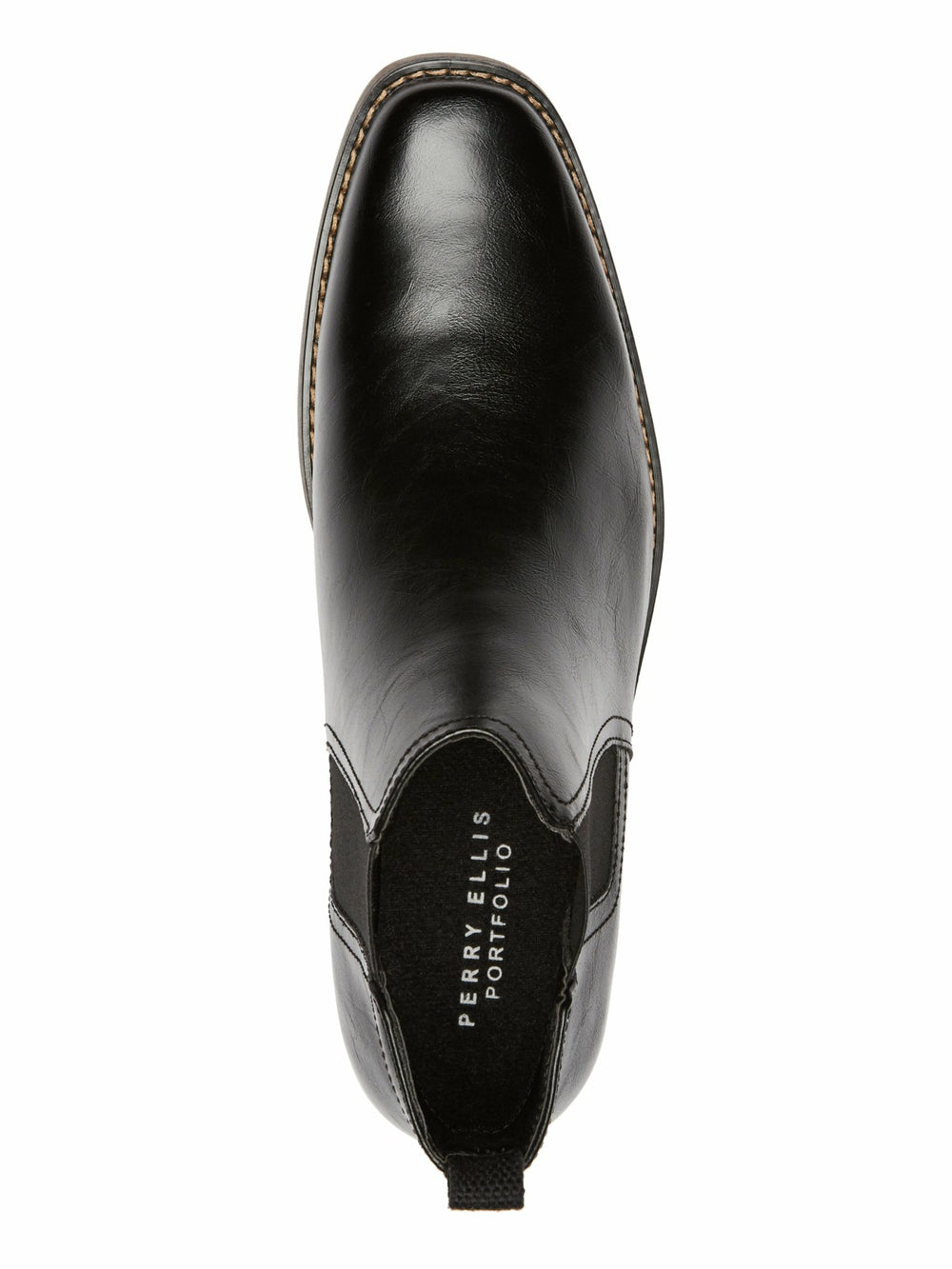 Chris Boot | Men's Faux Leather Chelsea Boot | Perry Ellis -  Perry Ellis on sale