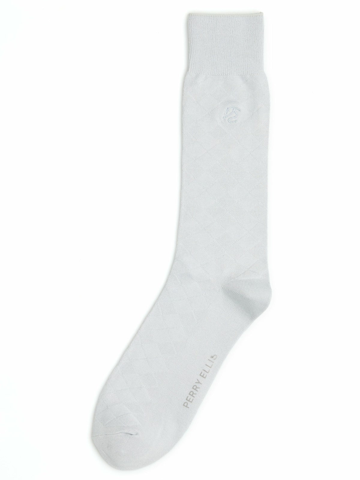 Diamond Stitch Logo Socks -  Perry Ellis near me