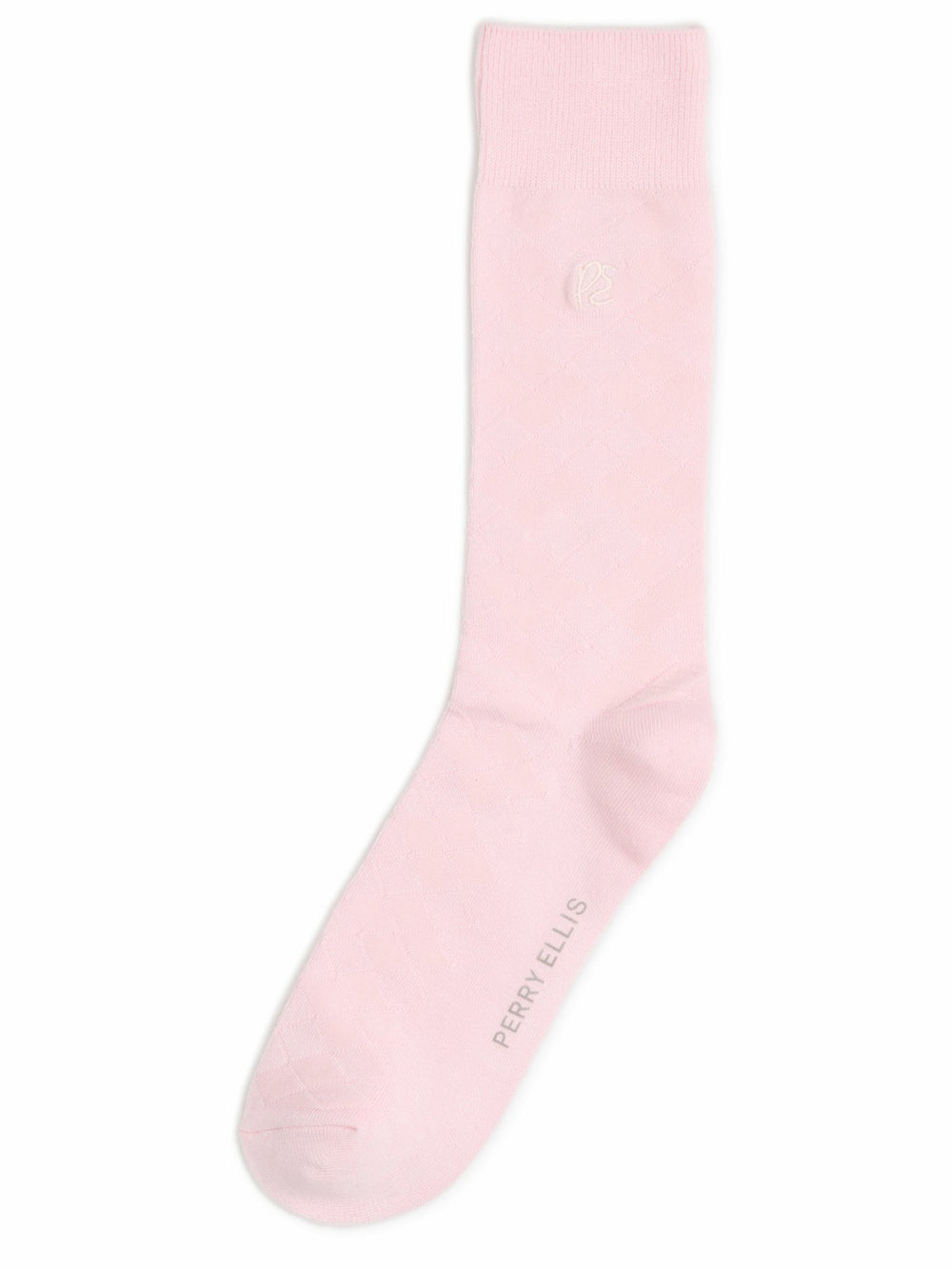 Diamond Stitch Logo Socks -  Perry Ellis near me
