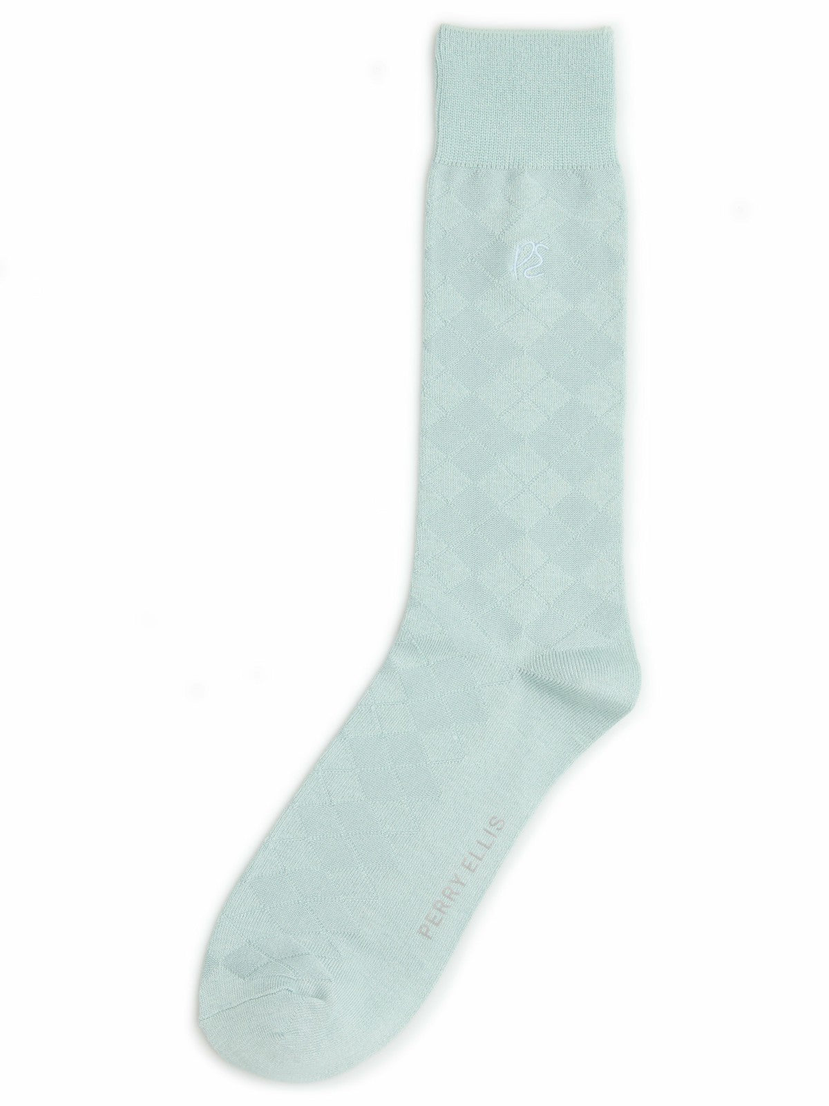 Diamond Stitch Logo Socks -  Perry Ellis near me