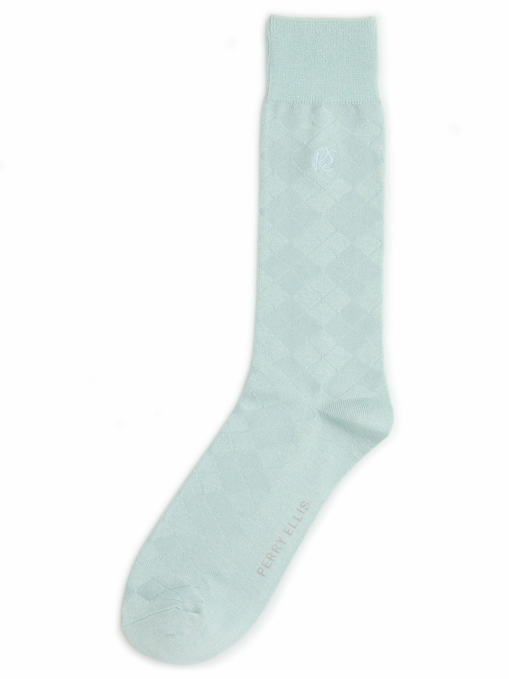 Diamond Stitch Logo Socks -  Perry Ellis near me