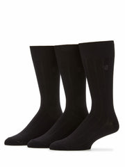 3 Pack Luxe Bamboo Socks -  Perry Ellis on sale