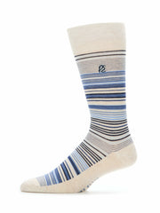 Bamboo Viscose Variegated Stripe Socks -  Perry Ellis online