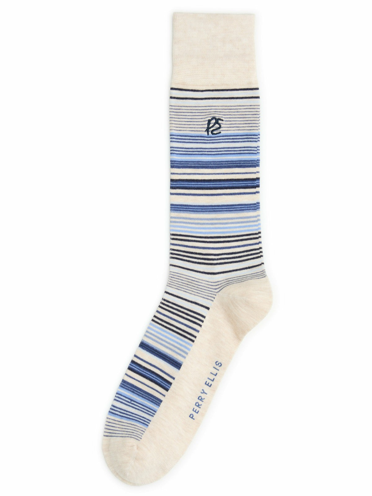 Bamboo Viscose Variegated Stripe Socks -  Perry Ellis online