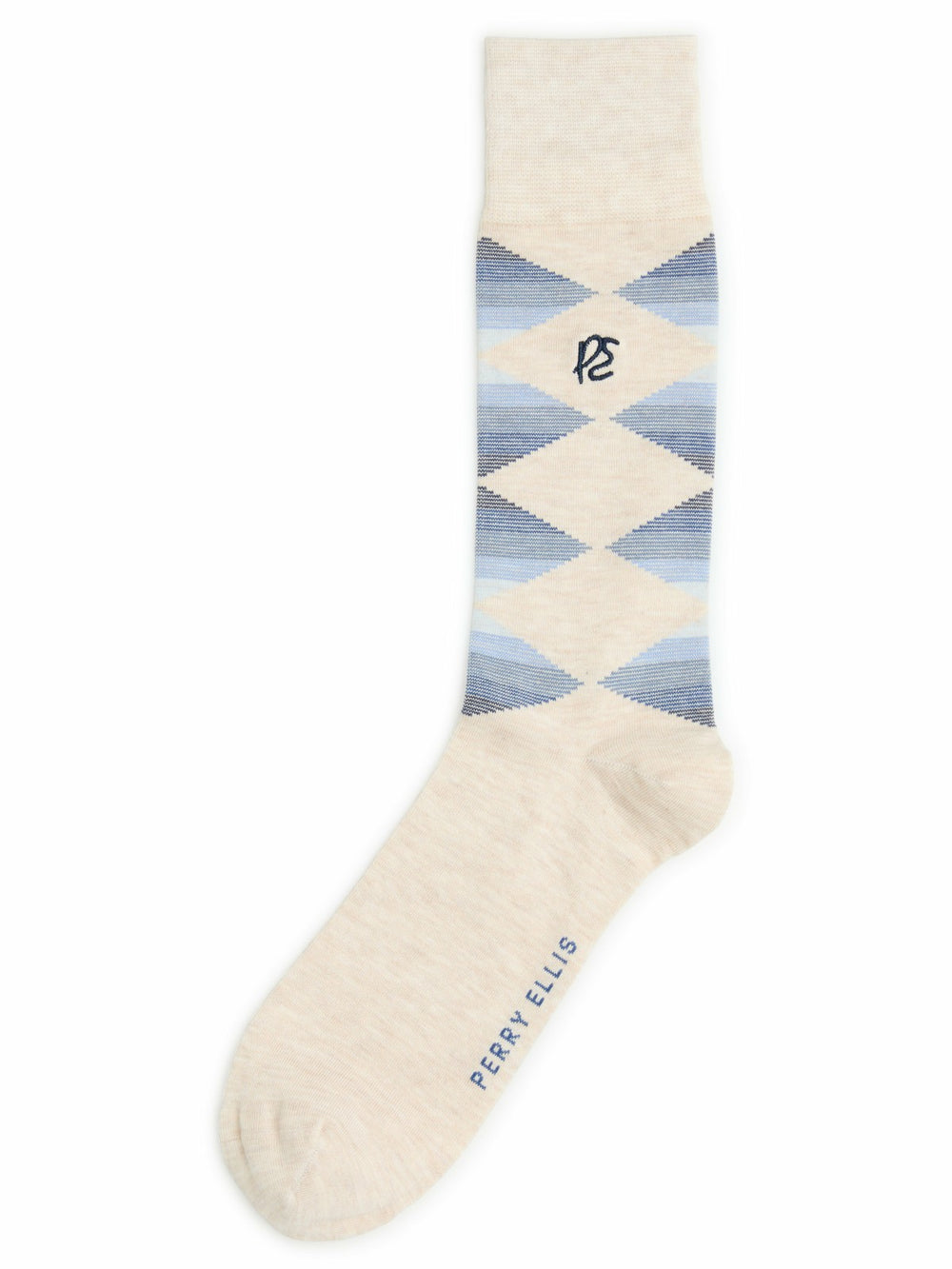 Multi Color Striped Argyle Socks -  Perry Ellis discount